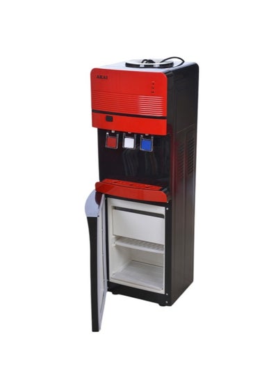 اشتري 3 Taps Water Dispenser(Cold,Hot,Warm)+ Refrigerator /2 Years Warranty AK-118 RF red في مصر