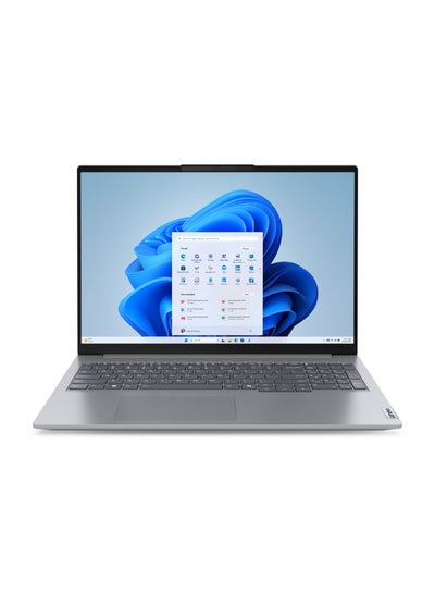 اشتري Thinkbook 16 Laptop With 16-Inch Display, Core Ultra 5 125U Processor/16GB RAM/512GB SSD/Intel UHD Graphics/Windows 11 Pro English/Arabic Arctic Grey في السعودية