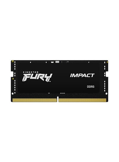 Buy FURY Impact DDR5 32GB Laptop Memory, 5600MT/s Memory Speed, CL40 Latency, Non-ECC Unbuffered SODIMM, 262 Pin, 1.1 Voltage, Black | KF556S40IB-32 32 GB in UAE