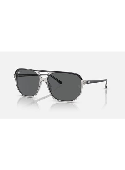 اشتري Unisex UV Protection Square Shape Sunglasses RB2205 1396/B1 Size 60 - Lens Size 60 Mm - Transparent Grey في الامارات