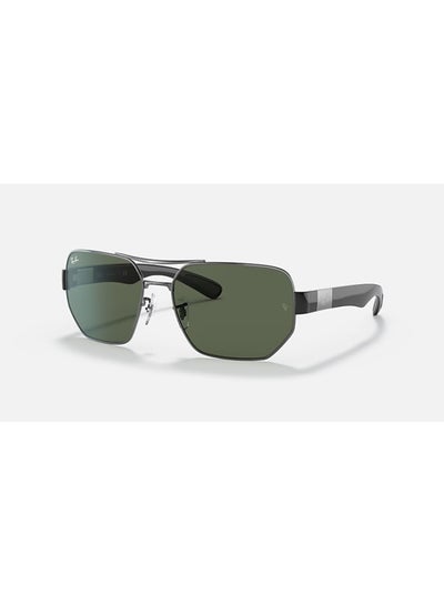 Buy Unisex UV Protection Square Shape Sunglasses RB3672 004/71 Size 60 - Lens Size 60 Mm - Gunmetal in UAE