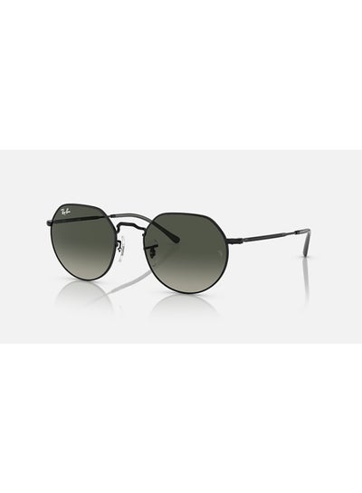 Buy Unisex UV Protection Round Shape Sunglasses RB3565 002/71 Size 53 - Lens Size 53 Mm - Black in UAE