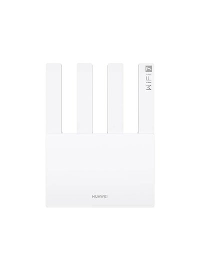 Buy WIFI BE3 Dual-Band Router: Wi-Fi 7, 4 Ethernet Ports For Home, Gaming & Business Use | White in Saudi Arabia