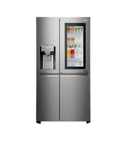 Buy No Frost Refrigerator 4 Doors GR-X29FTLML - 600L ,Inverter,Silver "International Warranty" GR-X29FTLML Silver in Egypt