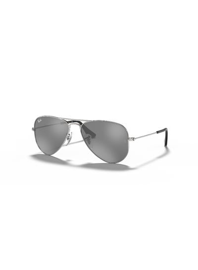 اشتري Unisex Pilot Shape Metal Sunglasses 9506S - 50 Mm - Silver في السعودية