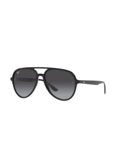 Buy Unisex Pilot Shape  Sunglasses 4376 - 57 Mm - Black in Saudi Arabia