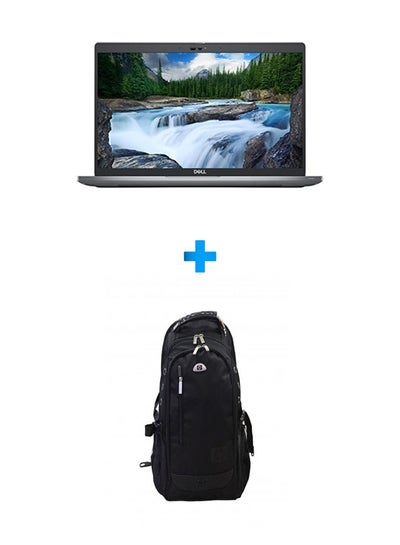 Buy Latitude 5430 Laptop With 14 Inch FHD /Core I5-1235U/ 8 GB Ram/ 256 GB SSD /Intel Iris Xe/ Windows 10 Pro/ English Grey With HP Laptop Bags 1418 Backpack Black English Grey in Egypt