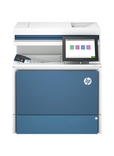 اشتري Color LaserJet Enterprise MFP 5800dn Printer (6QN29A) White/Blue في الامارات