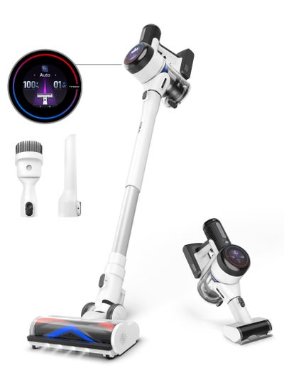 Buy Pure One S15 Pro Cordless Stick Vacuum Cleaner with Multiple Attachments and 500w Powerful suction, iLoop Sensor technology with iLoop screen, Ultra-Quiet and Self-Cleaning Technology 500 W Pure One S15 Pro White in UAE