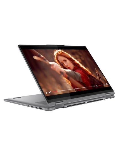 Buy Yoga 7 2-in-1 Laptop With 16-Inch Display, AMD Ryzen 7 8840HS Processor/16GB RAM/1TB SSD/AMD Radeon 780M Graphics/Window 11 Home English Artic Grey in UAE