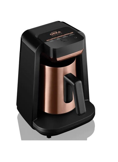 Buy Okka Rich Automatic Turkish Coffee and Hot Beverage Maker 0.5 L 220 W OK0012-R Copper/Black in UAE