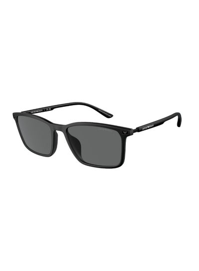 Buy Men's Rectangular Shape  Sunglasses 4223U - Lens Size: 56 Mm - Matte Black in Saudi Arabia