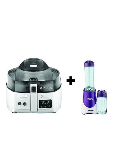 Buy Multifry Ariete Blend 2Go 1 L 1400 W Fh1175 + 0563/03 White/Purple in UAE