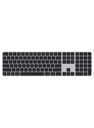 اشتري Magic Keyboard with Touch ID and Numeric Keypad for Mac models with Apple silicon (USB-C) - Black International English(2024) - Official Stock Black في الامارات