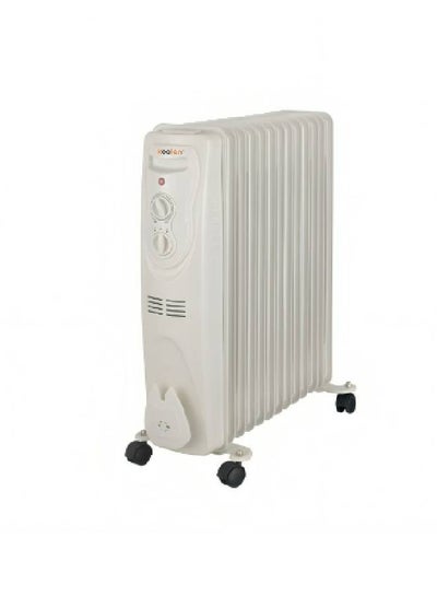 Buy Oil Heater - 13 Fins 2500 W 807102031 White in Saudi Arabia