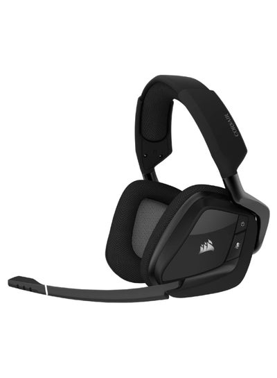 اشتري Corsair Void Rgb Elite Wireless On Ear Headphones With Mic (Carbon Black) في الامارات