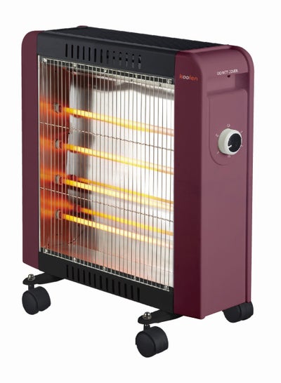 اشتري Quartz Heater 4 Tubes 800/1600W 1600 W 807102002 Rose/Black في السعودية