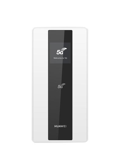 اشتري 5G Mobile Wi-Fi Portable Router Balong 5000 with 4000Mah Battery | White في السعودية