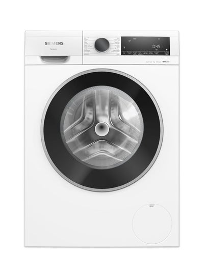 اشتري IQ 300, 9 Kg, Front Loading Washing Machine with 1400 rpm, Stain Removal, German Engineering WG44A100GC White في الامارات