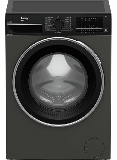 Buy Washing Machine - 10 Kg - 1600 RPM - ProSmart Inverter Motor - Digital Screen - 15 Programs - Steam Cure - Bluetooth B3WFU501040MCI Manhattan Grey in Egypt