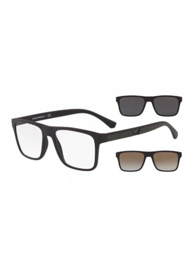 Buy Men's EA4115 5853/1W 54 Clip-On Frames in UAE