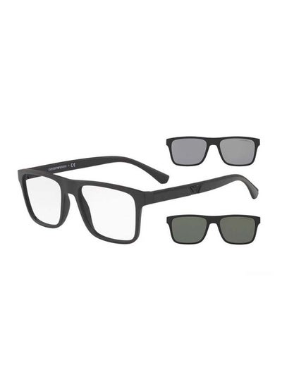 Buy Men's EA4115 5017/1W 54 Clip-On Frames in UAE