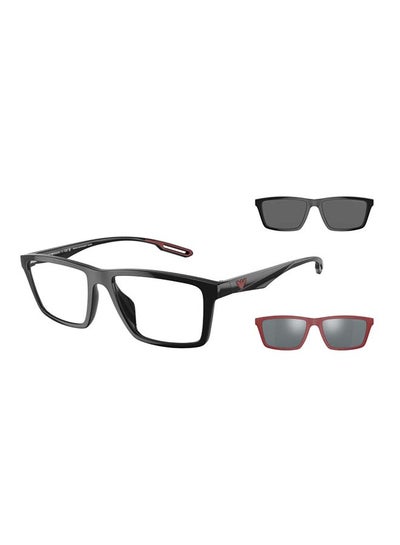 Buy Men's EA4189U 5017/1W 55 Clip-On Frames in UAE