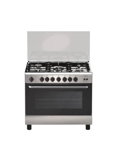 اشتري 60x90 cm Cooking Range, 5 Burners, Glass Door, Electric Ignition, Grill, KSGC904FS Stainless Steel في السعودية