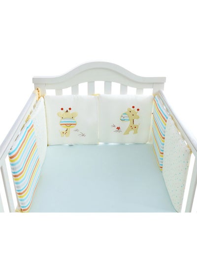 اشتري 6 Piece Safe And Washable Baby Bedding Crib Bumpers, 30 X 30 CM في الامارات