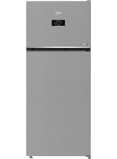 اشتري Neo Frost Refrigerator - 367 Liters Net - Digital Screen - Dual Cooling - ProSmart Inverter Motor - Harvest Fresh - 70 cm Width - RDNE420K02DXIDTEG Brush Silver في مصر