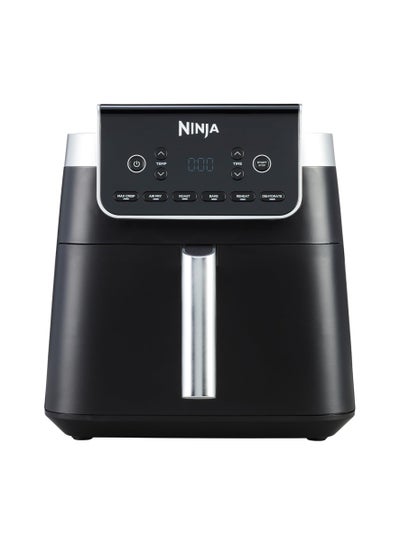 اشتري Ninja Air Fryer MAX PRO, 6.2L, Uses No Oil, Large Square Single Drawer, Roast, Bake, Air Fry, Family Size, Digital, Cook From Frozen, Non-Stick, Dishwasher Safe Basket & Crisper Plate, Grey, AF180UK 6.2 L 2000 W AF180UK BLACK في مصر