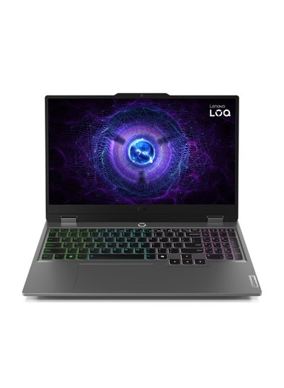 اشتري LOQ 15IRX9 Laptop With 15.6 Inch Full HD (1920x1080) Display IPS, Intel core i7-14700HX Processor/32GB RAM DDR5/1TB SSD/8GB NVIDIA GeForce RTX 4060/DOS(Without Windows)/ English/Arabic Luna Grey في مصر