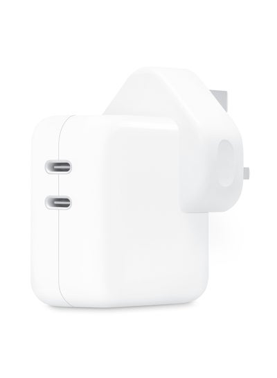 Buy 35W DUAL USB-C POWER ADAPTER-ZEE White in UAE