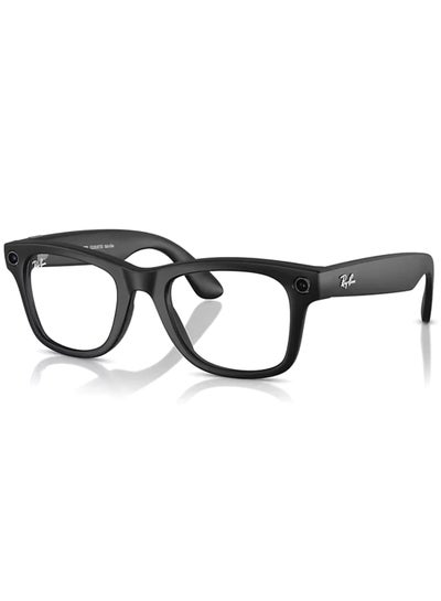 اشتري Ray-Ban Wayfarer RW4008 Large Matte Black Clear Graphite Green Transition Black في الامارات