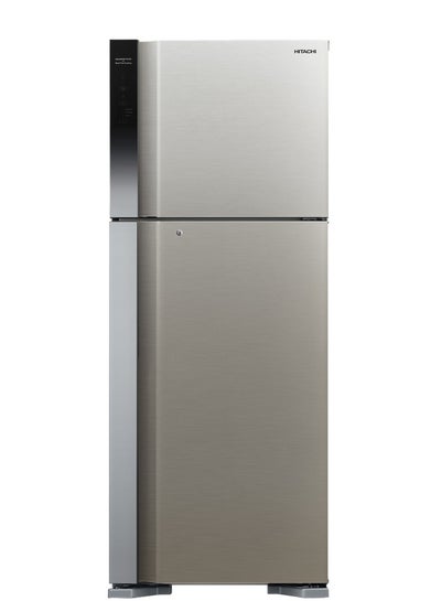 Buy Hitachi Refrigerator, Double Door, 18 CuFt, 510L,, Silver - HRTN8565DFPSVSA(ME) 510 L 950 W HRTN8565DFPSVSA(ME) Silver in Saudi Arabia