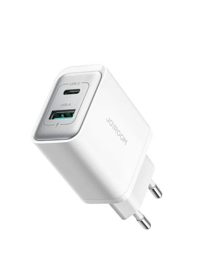 اشتري JR-TCF15 30W Dual-Port (A+C) Charger White في مصر