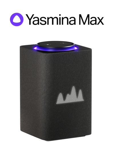 Buy Smart Speaker With Human-Like Ai Assistant | Use Your Voice To Control Smart Home Devices Via Bluetooth Or Wi-Fi, Play Music, Quran, And More (Speaks Arabic, English) | Size Max | Black in UAE