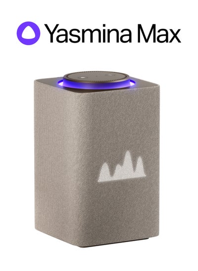 اشتري Smart Speaker With Human-Like Ai Assistant | Use Your Voice To Control Smart Home Devices Via Bluetooth Or Wi-Fi, Play Music, Quran, And More (Speaks Arabic, English) | Size Max | Beige في الامارات