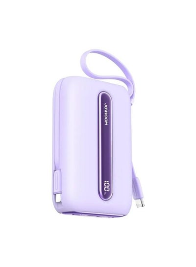 Buy 20000 mAh JR-L012 Plus Colorful Series 22.5W mini Power Bank with Dual Cables 20000mAh Purple in Egypt