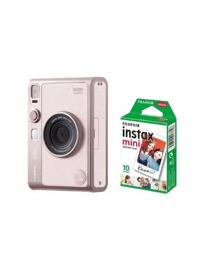 Fujifilm Instax Mini Evo Camera with 10 Sheets Film (Gentle Rose) price ...