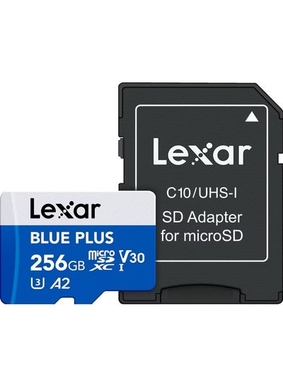Microsd Plus سعر Blue Plus MicroSD Card - 256 GB فى مصر | نون مصر | كان بكام