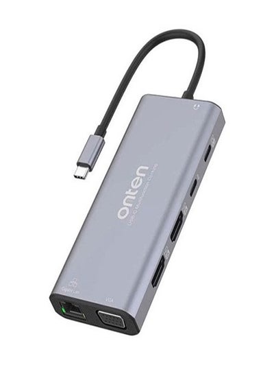 اشتري Onten OTN-UC601 USB-C 3.0 قاعدة توصيل متعددة الوظائف في الامارات