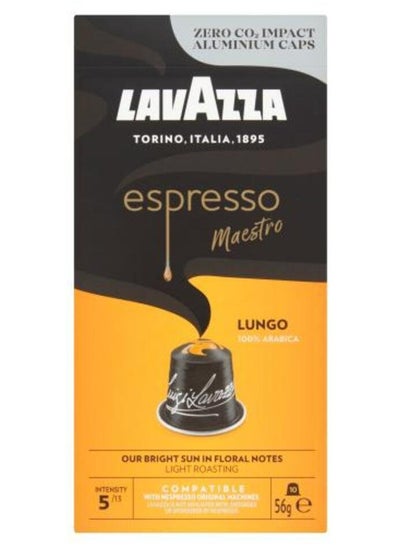 Buy Nespresso Compatible Espresso Maestro  Lungo 10 Capsules 56g in UAE