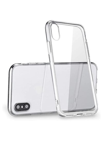 اشتري IPhone X/iPhone Xs Clear Case Soft Flexible Silicone TPU Shockproof Transparent Rubber Back Cover Compatible for (iPhone X/iPhone XS)Clear في الامارات