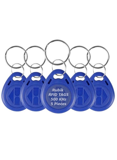 اشتري RFID Tag 500KHz Frequency Readable/Writable Proximity Keyfobs ID-500K Key Ring for Door Access Control (5 Access Keychains) في الامارات