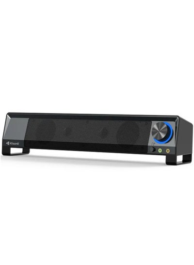 Buy Soundbar Computer , Speaker Integrates 2 Auxiliary ports For Microphones And Headphones X2 in Egypt