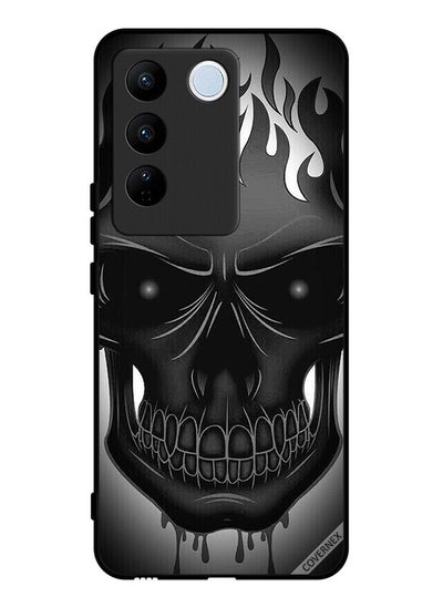 Buy Protective Case Cover For Vivo V27 Pro Skull Art in Saudi Arabia