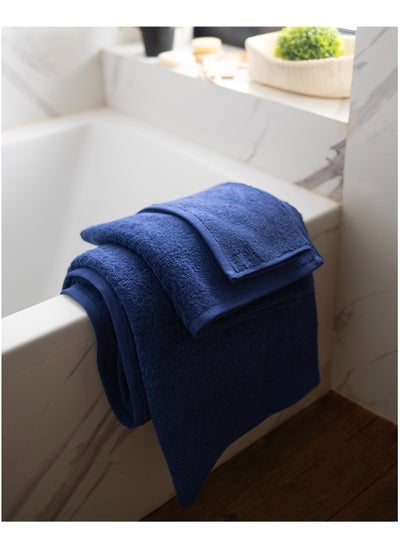 Buy plain towel set of 3 luxury towels (30x30)(50x100)(70x140) face,hand,bath towels 100% cotton in Egypt