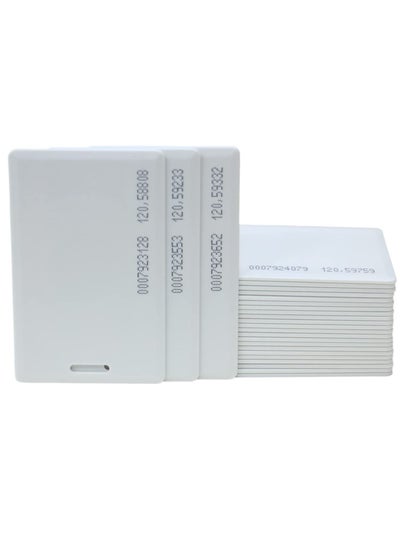 اشتري RFID Cards 125khz TK4100 (Read Only) Compatible with EM4100 Clamshell ID Proximity Cards (10 Cards) في الامارات