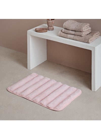 Buy Fluffy Rabbit Fur Bath Mat 60 x 40 cm in UAE